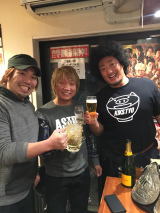 ライトタッグ王者組・日高＆菅原が１・１後楽園での防衛戦に向けて決起集会！